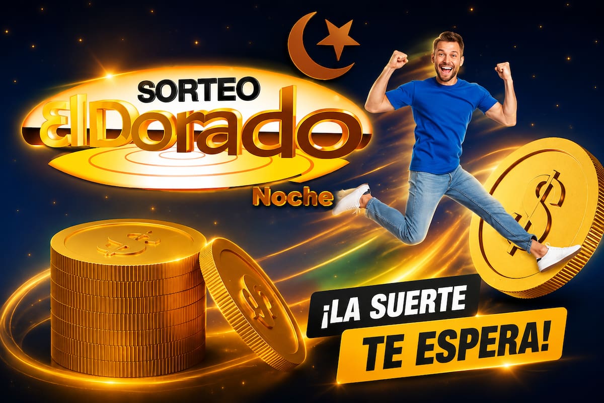 Sorteo de hoy del Dorado Noche.