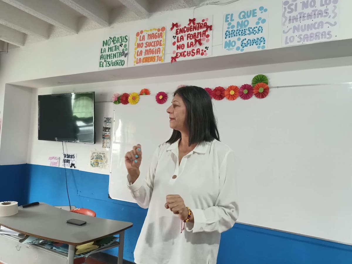 Doris Mesa enseña matamáticas para que cada estudiante encuentre su propio camino.