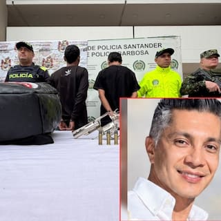 Dos capturados tras asesinato de empresario y una mujer en Barbosa: recuperaron moto y hallaron un revólver