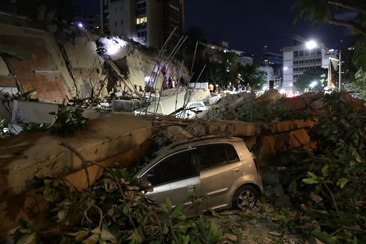 Terremoto en Venezuela deja 32 muertos y más de 700 heridos. // Foto: EFE/ Ronald Peña R.