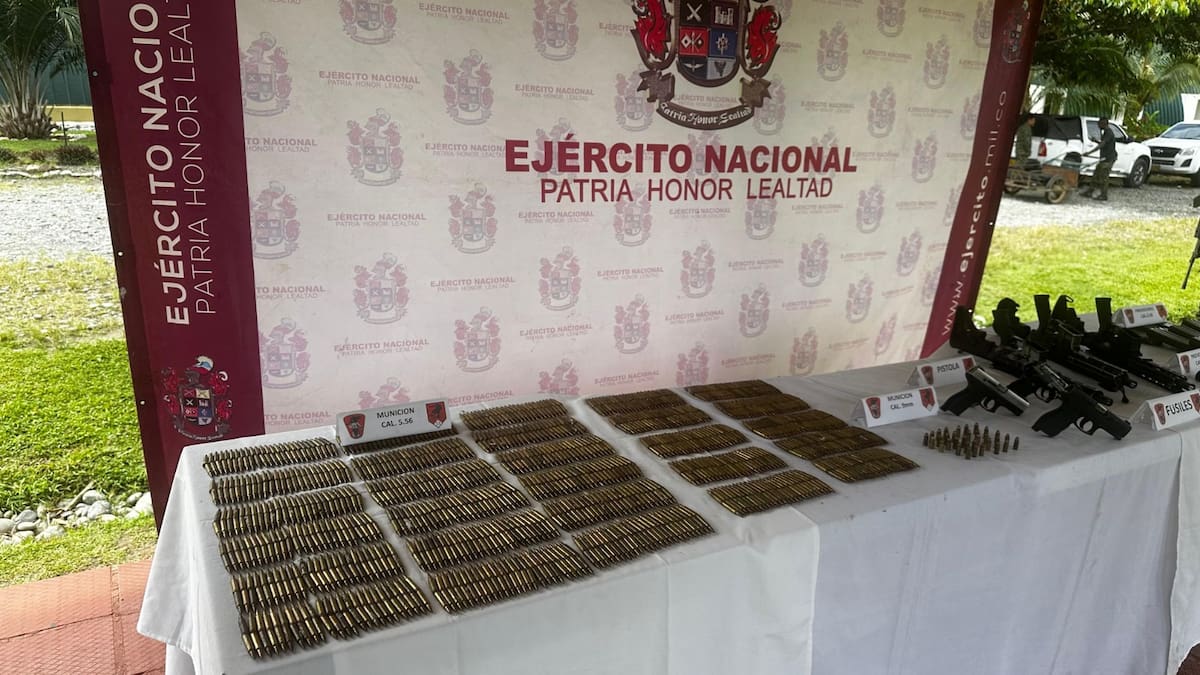 El Ejército reportó el sometimiento de dos jóvenes vinculados presuntamente a una estructura armada que opera en el departamento de Nariño.
