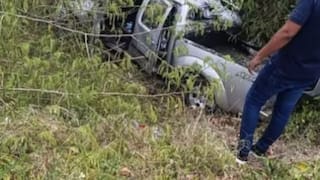 Dos técnicos contratistas de la Fiscalía murieron tras volcamiento de camioneta