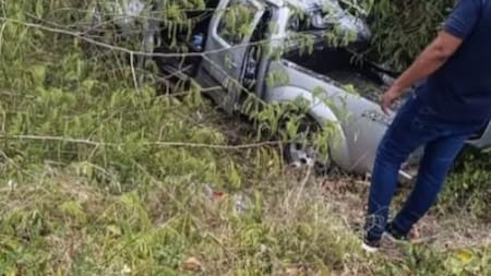 Dos técnicos contratistas de la Fiscalía murieron tras volcamiento de camioneta