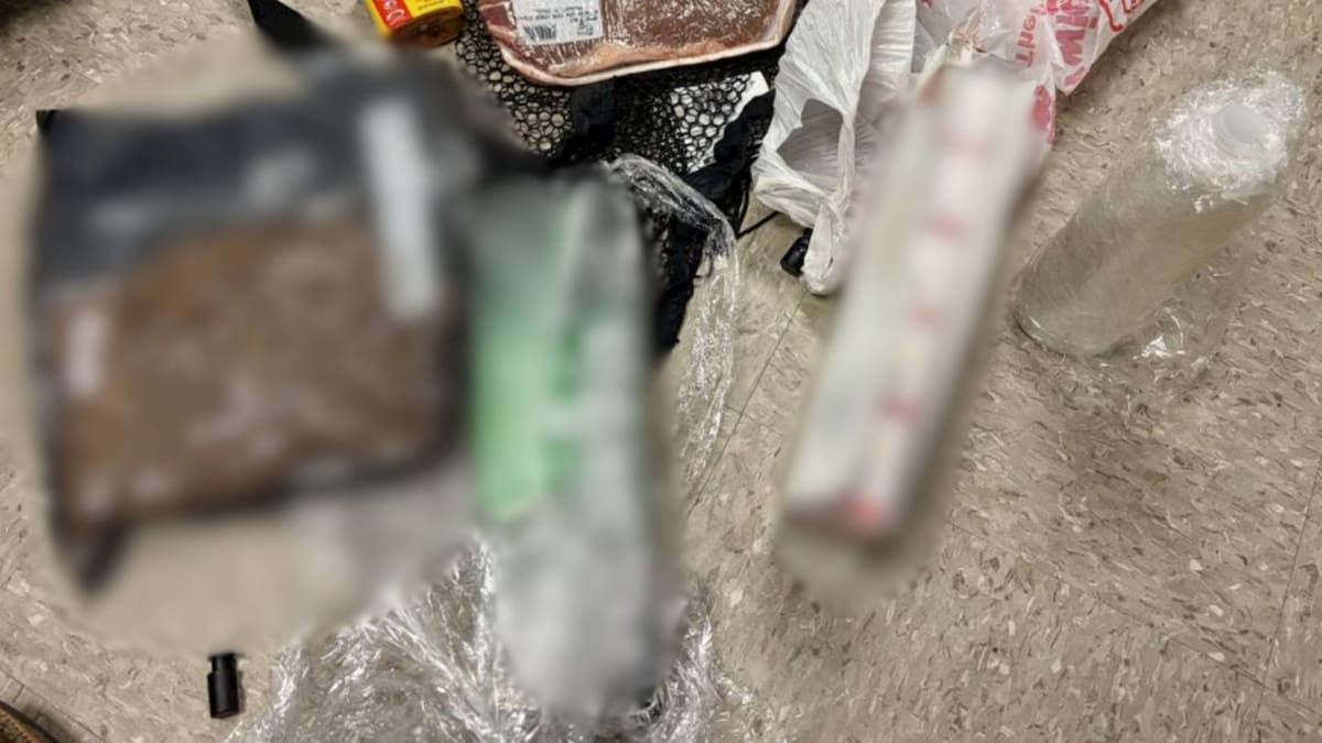 Interceptan dron con comida y droga antes de la Navidad en cárcel de Estados Unidos.