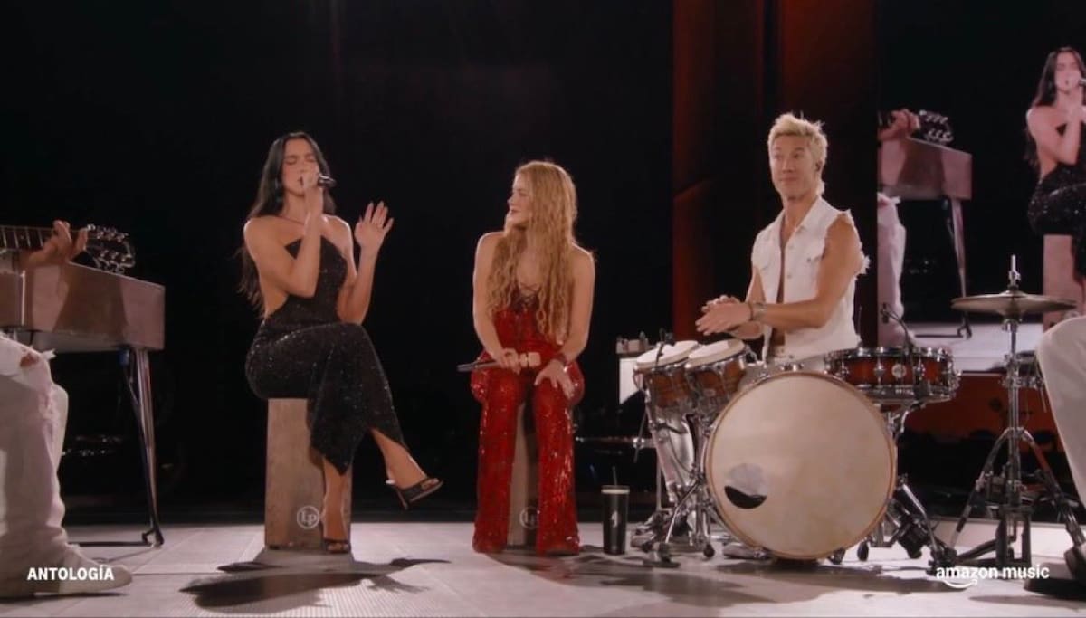 Dua Lipa y Shakira sorprendieron al público de Madrid con una interpretación inédita de ‘Antología’.