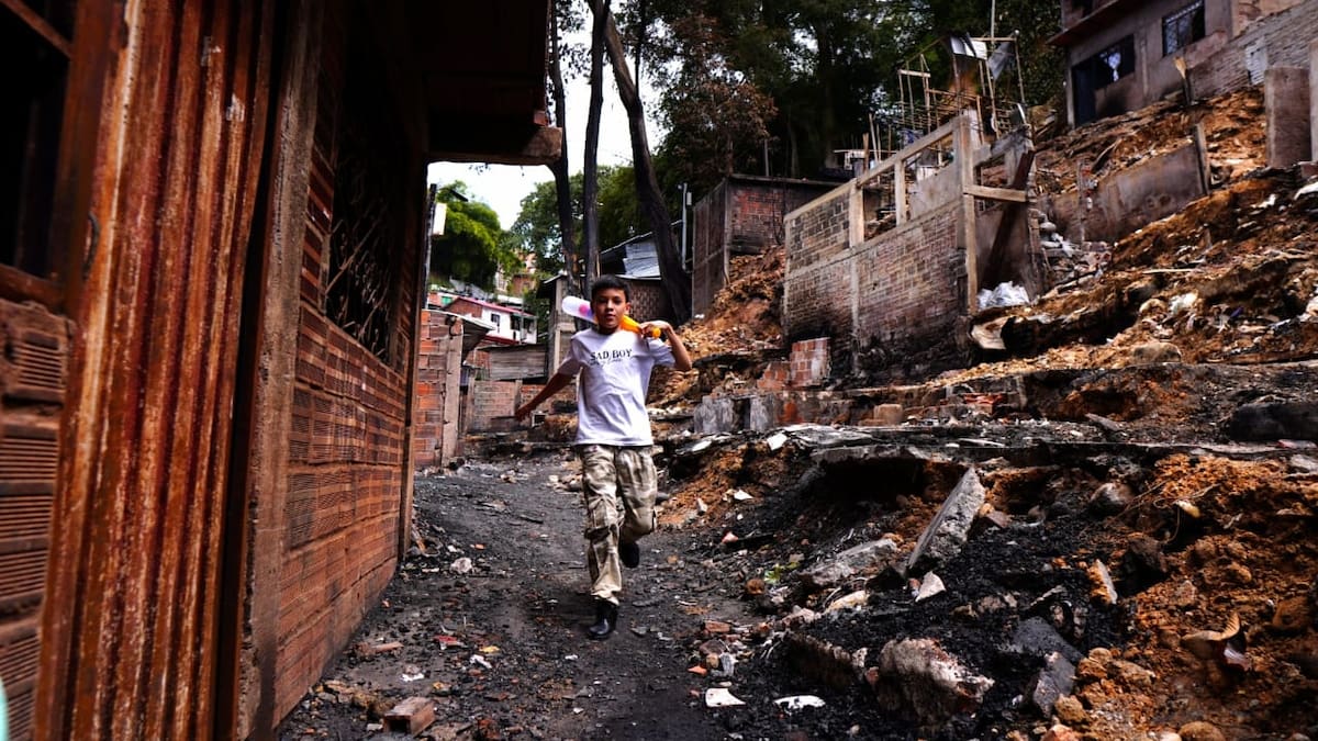 Dylan en donde ocurrió la tragedia. Foto: Marco Valencia/ VANGUARDIA