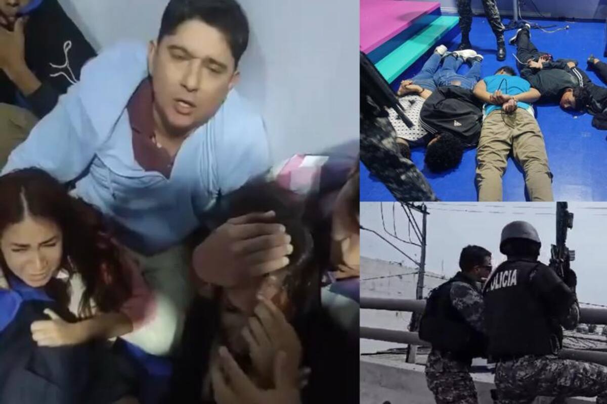 Los trabajadores del canal de televisión suplicaban por sus vidas. Redes sociales / VANGUARDIA