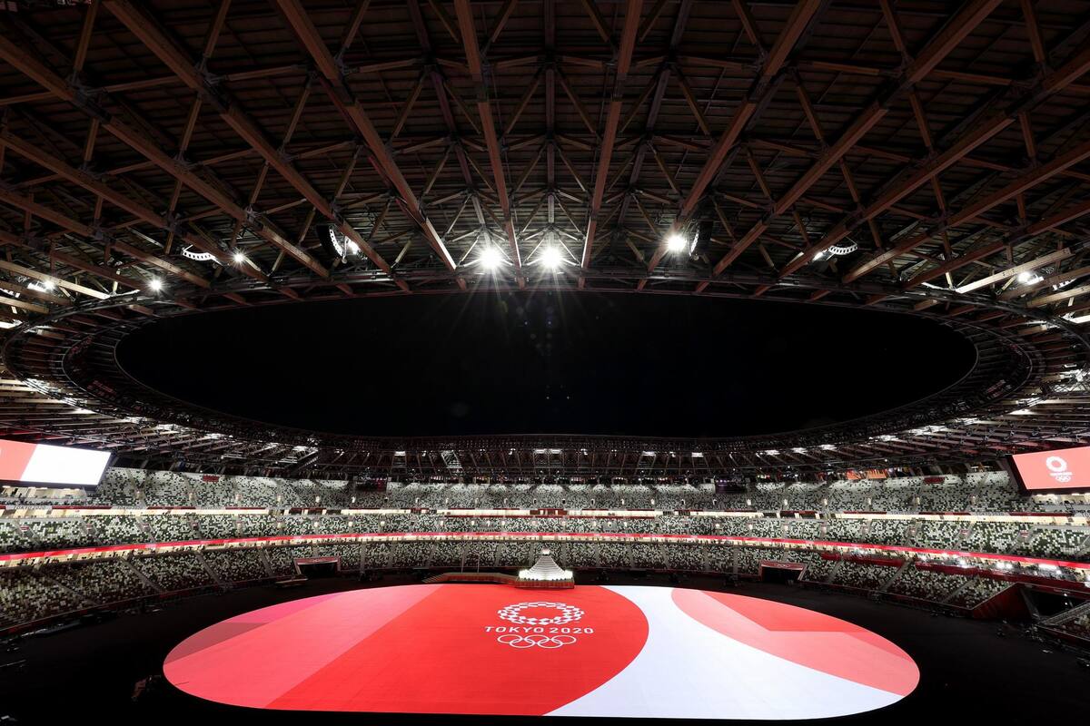 Imágenes de la inauguración de los #JuegosOlímpicos de #Tokyo2020. Tomada de @juegosolimpicos.