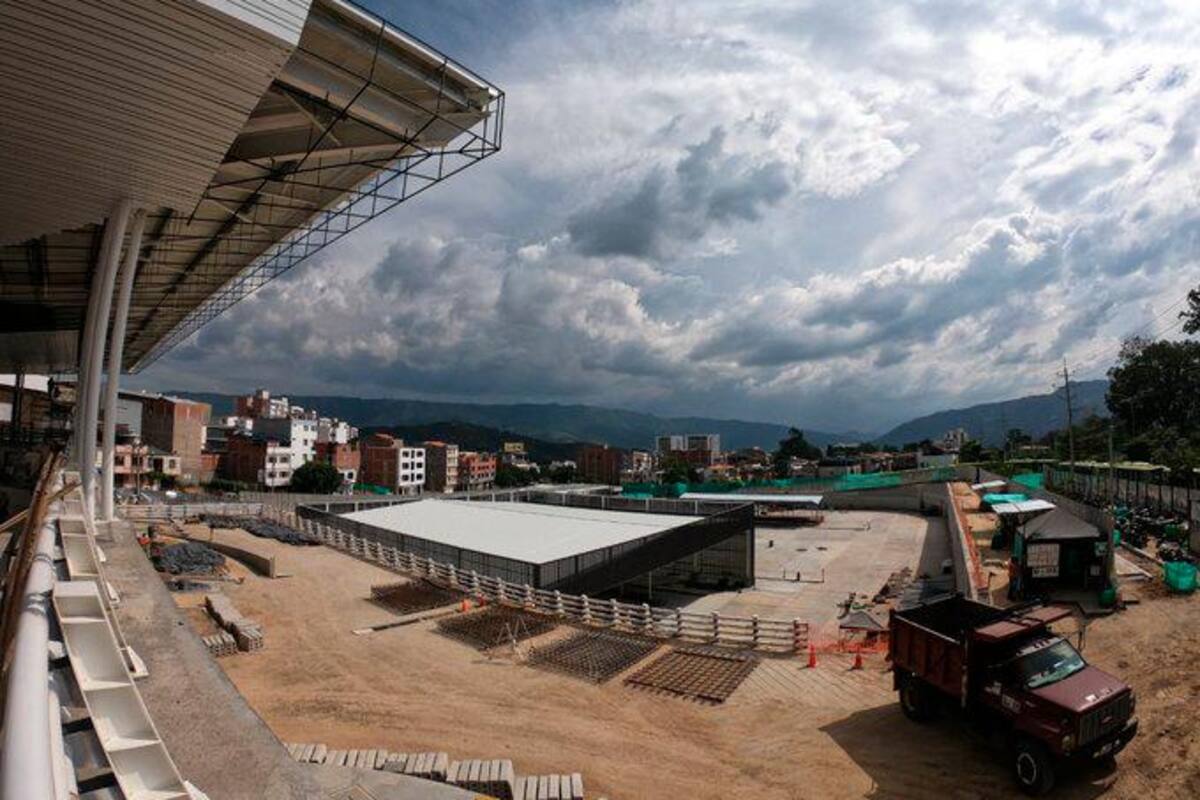 Sobre un 70% avanza la construcción del Portal de Piedecuesta. (Foto: Suministrada / VANGUARDIA)