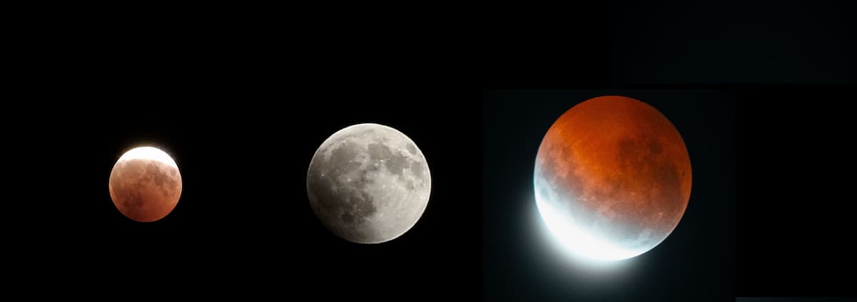 Un eclipse lunar parcial profundo ocurre entre la noche del 27 y la madrugada del 28 de agosto de 2026, cubriendo cerca del 93% al 96% del disco lunar con la sombra de la Tierra. Foto: Redes Sociales X