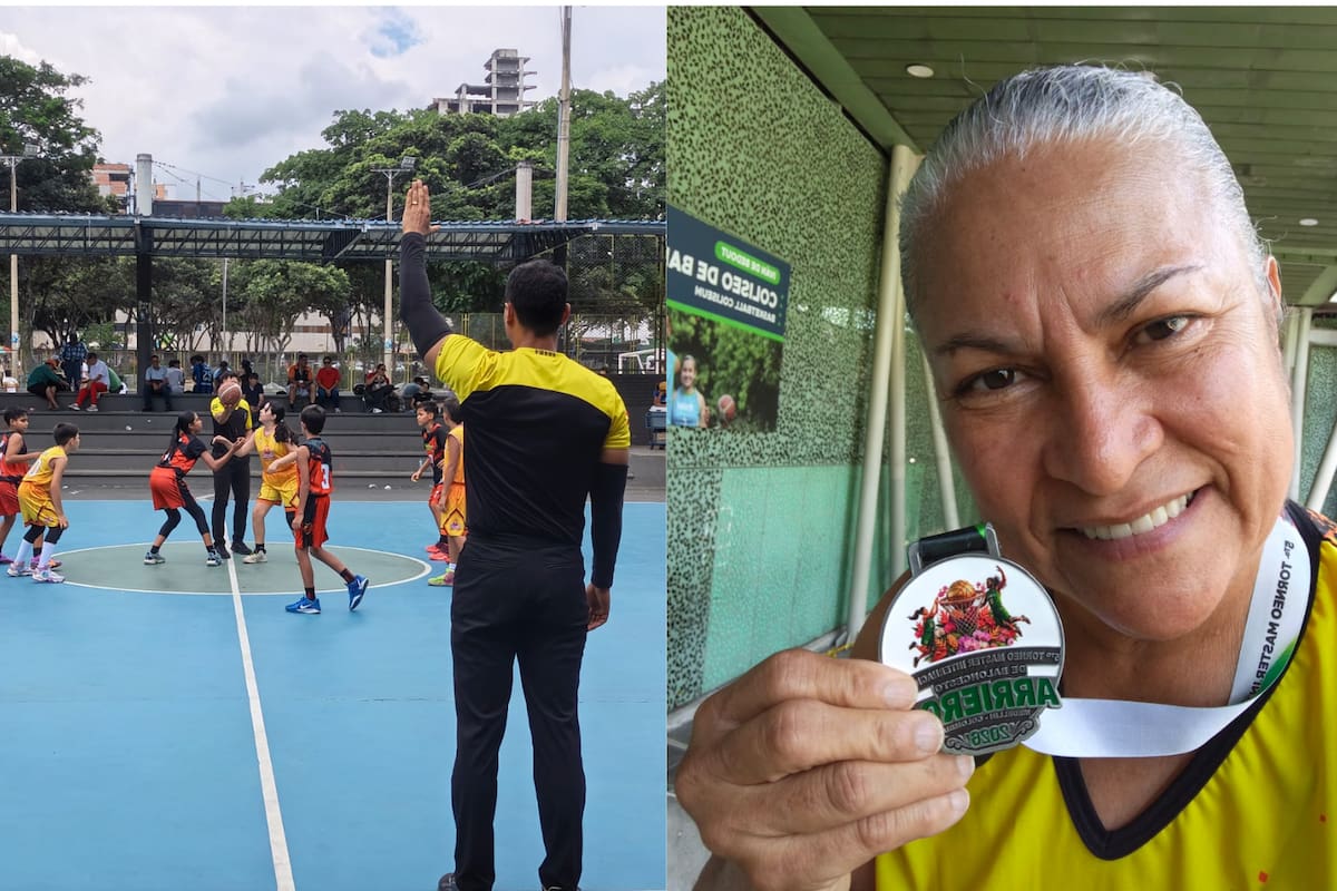 Eddy Martínez Córdoba, la mujer que lleva 30 años llenando de baloncesto las canchas de Bucaramanga. Foto: Cortesía/Vanguardia