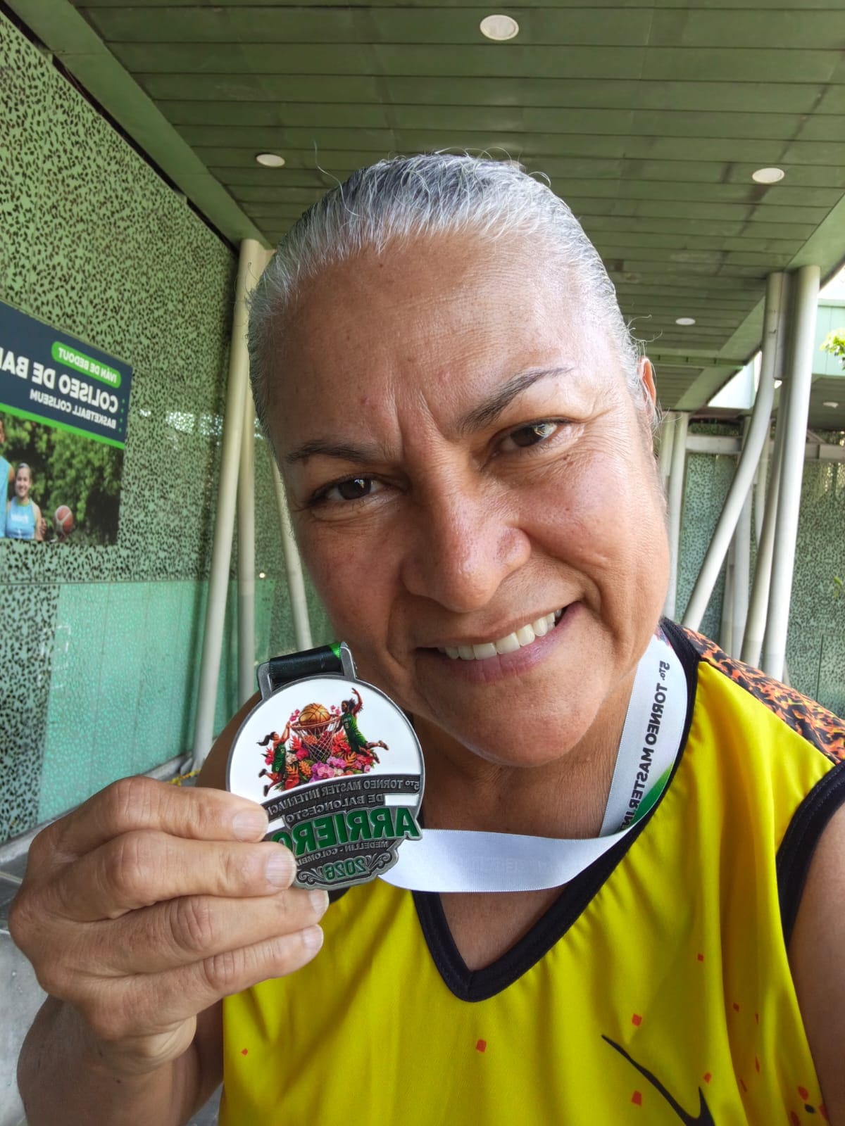 Eddy Martínez Córdoba, la mujer que lleva 30 años llenando de baloncesto las canchas de Bucaramanga. Foto: Cortesía/Vanguardia