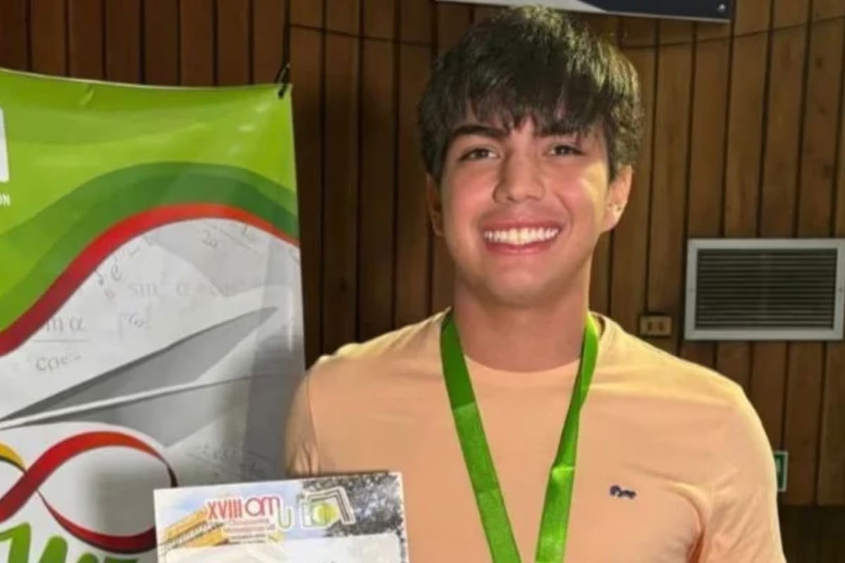 Matías Luengas Vergel también ganó el concurso de matemáticas, celebrado el año pasado en la UIS.