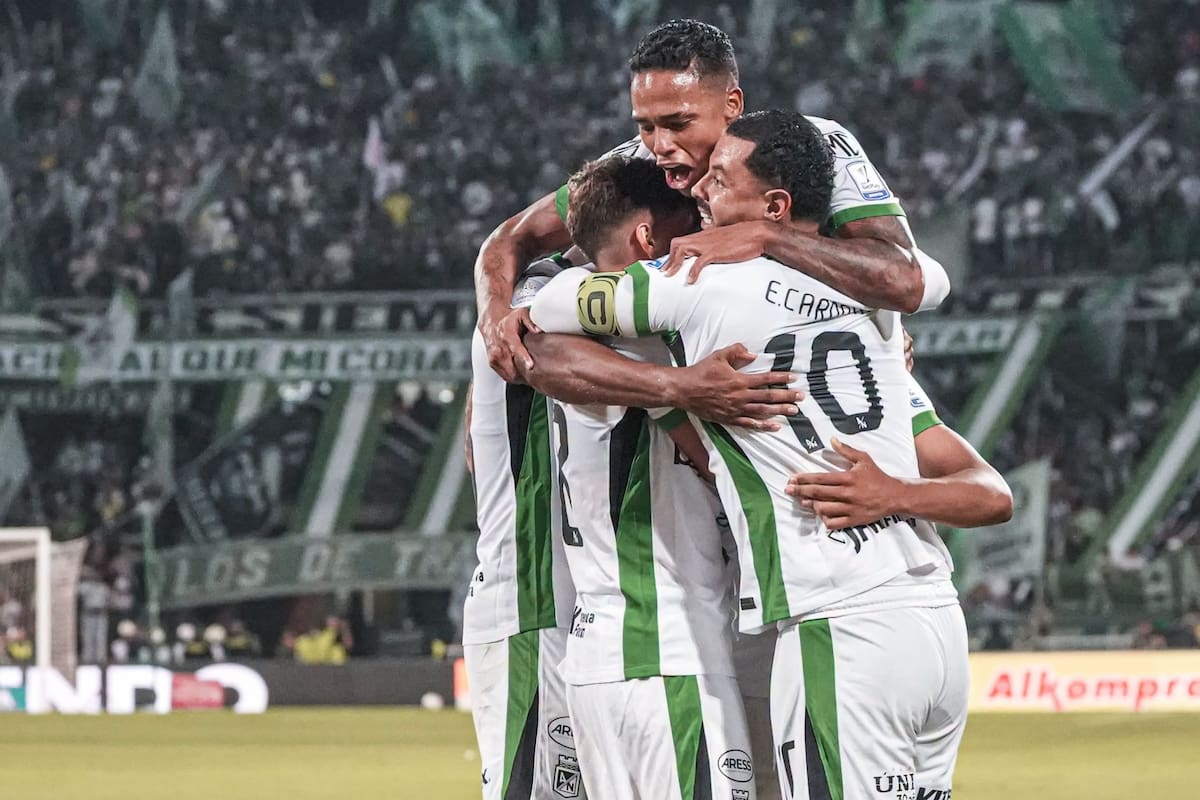 Edwin Cardona marcó un golazo desde la mitad de la cancha en la victoria 3-0 contra Deportivo Pasto. Foto: cortesía Atlético Nacional.