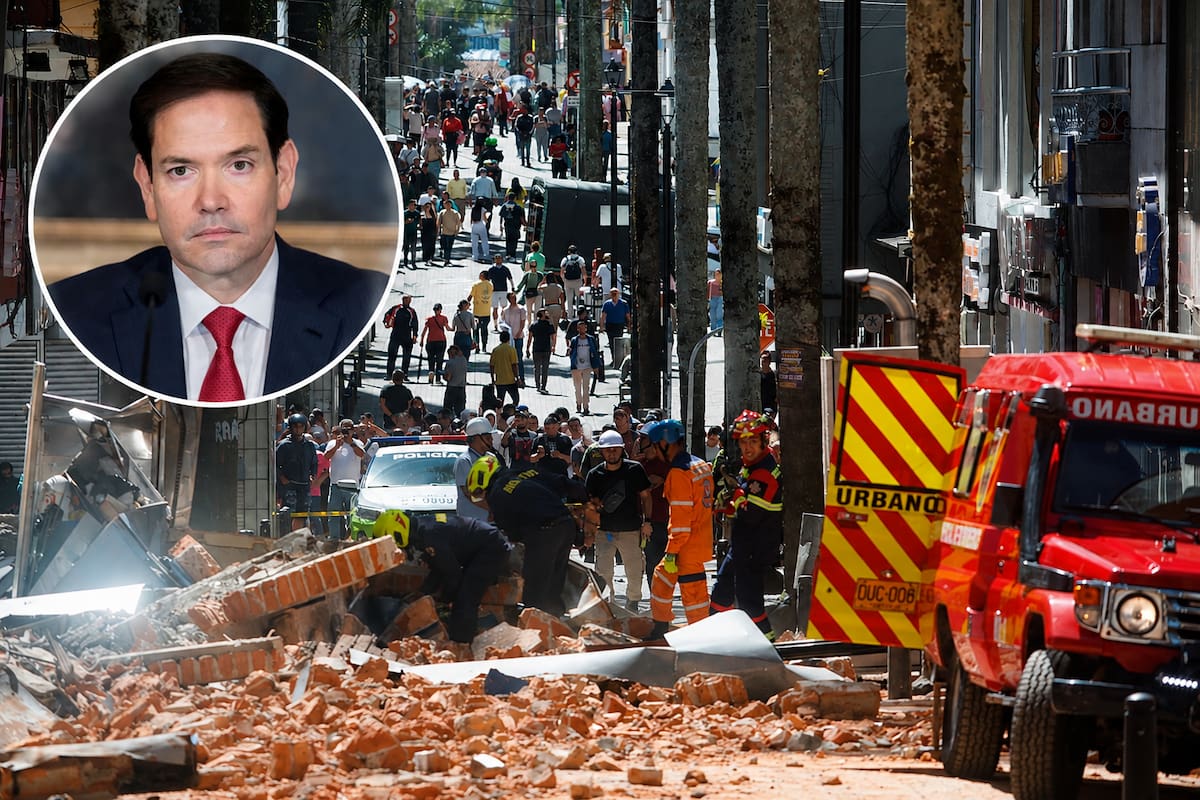 El secretario de Estado de Estados Unidos, Marco Rubio, expresó el respaldo de Washington a Colombia tras el fuerte terremoto que sacudió al país.