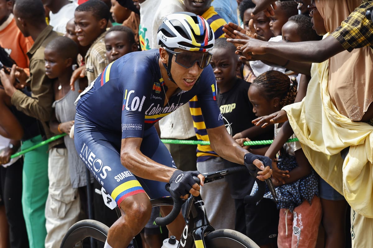 Egan Bernal vuelve a competir en Europa y proyecta su participación en el Giro de Italia. (Ciclismo, Ruanda) EFE/EPA/KIM LUDBROOK