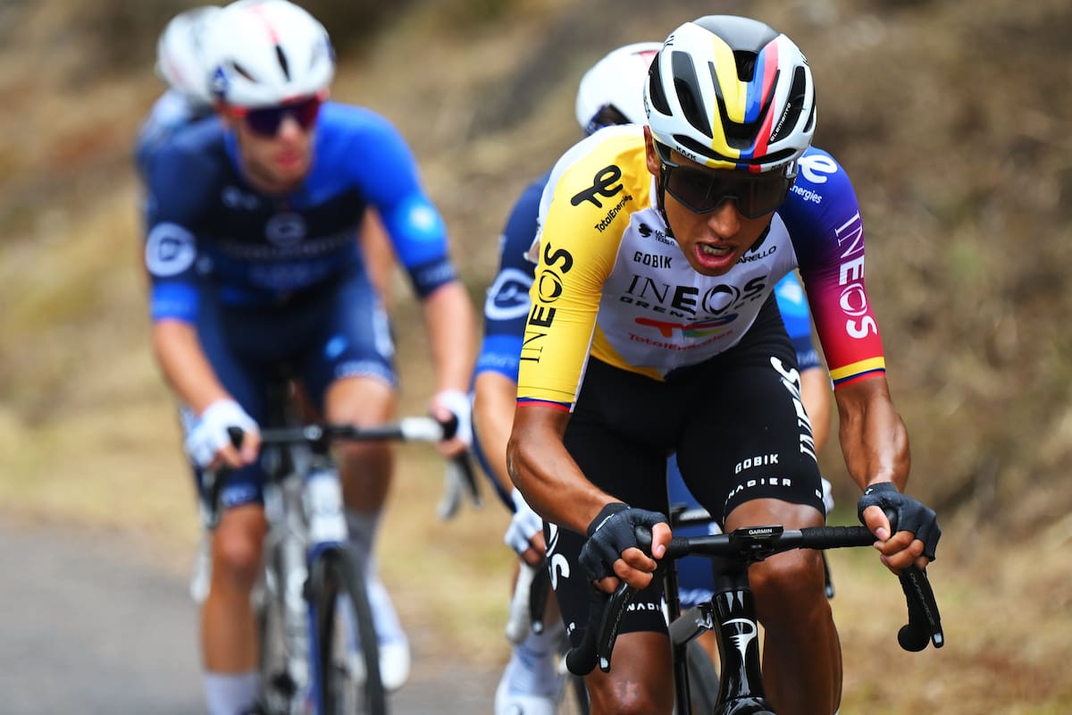 Egan Bernal vencedor de la etapa 16 de La Vuelta a España 2026. Foto: Ineos.