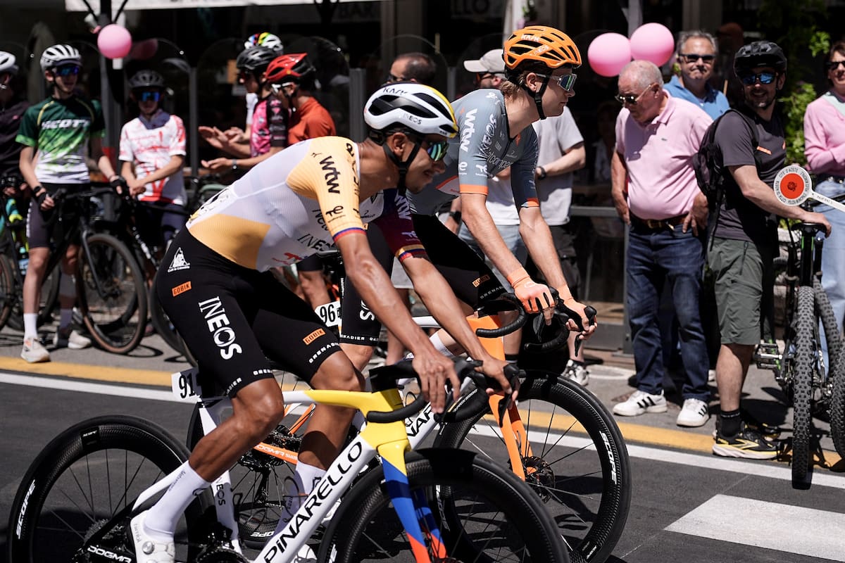 Egan Bernal quiere escalar posiciones en la última semana del Giro de Italia 2026. Foto: Giro de Italia.