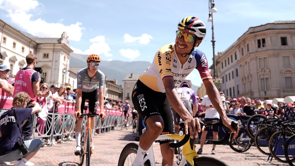 Egan Bernal quiere escalar posiciones en la última semana del Giro de Italia 2026. Foto: Giro de Italia.
