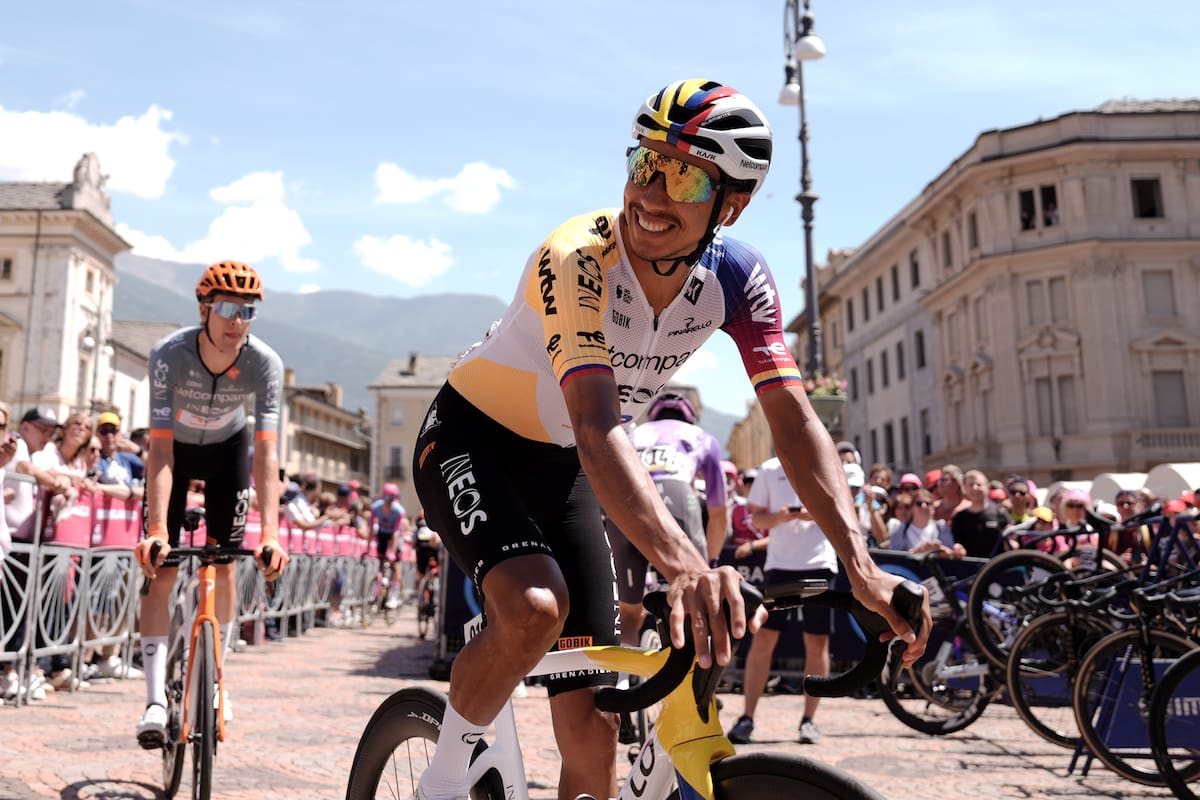 Egan Bernal quiere escalar posiciones en la última semana del Giro de Italia 2026. Foto: Giro de Italia.