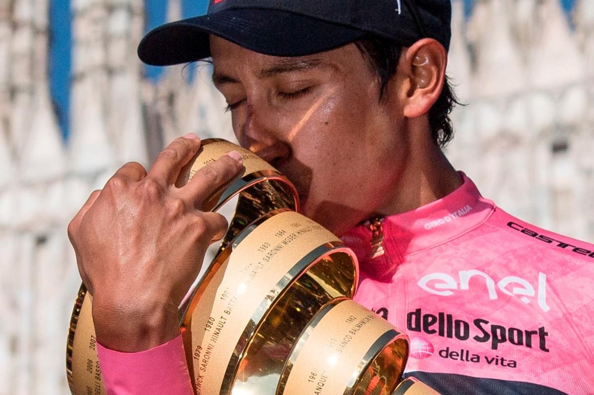 Egan Bernal es el actual campeón del Giro de Italia. // EFE