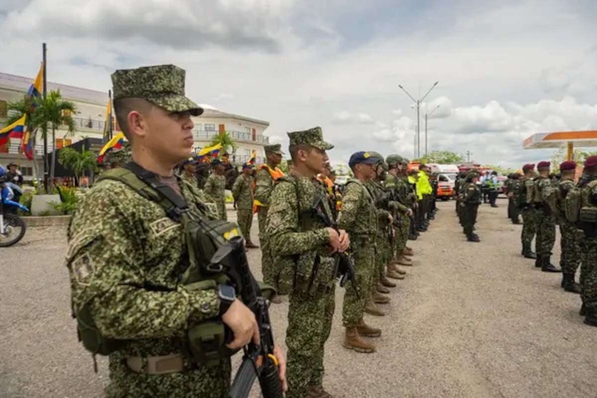 El ejército prepara dispositivo de seguridad para las elecciones presidenciales en Barrancabermeja.
Suministrada/Vanguardia
