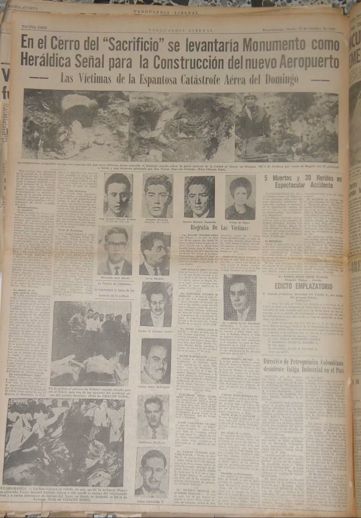 El 17 de octubre de 1965 un DC-3 de Avianca y una avioneta Piper chocaron sobre Bucaramanga. Dieciséis personas murieron. Seis décadas después, el ingeniero e historiador Lelio Armando Rodríguez Durán volvió sobre el caso y, a partir del testimonio de quien era la novia de Víctor Alarcón, encontró que algunas de las historias repetidas durante años no ocurrieron como se contaban.