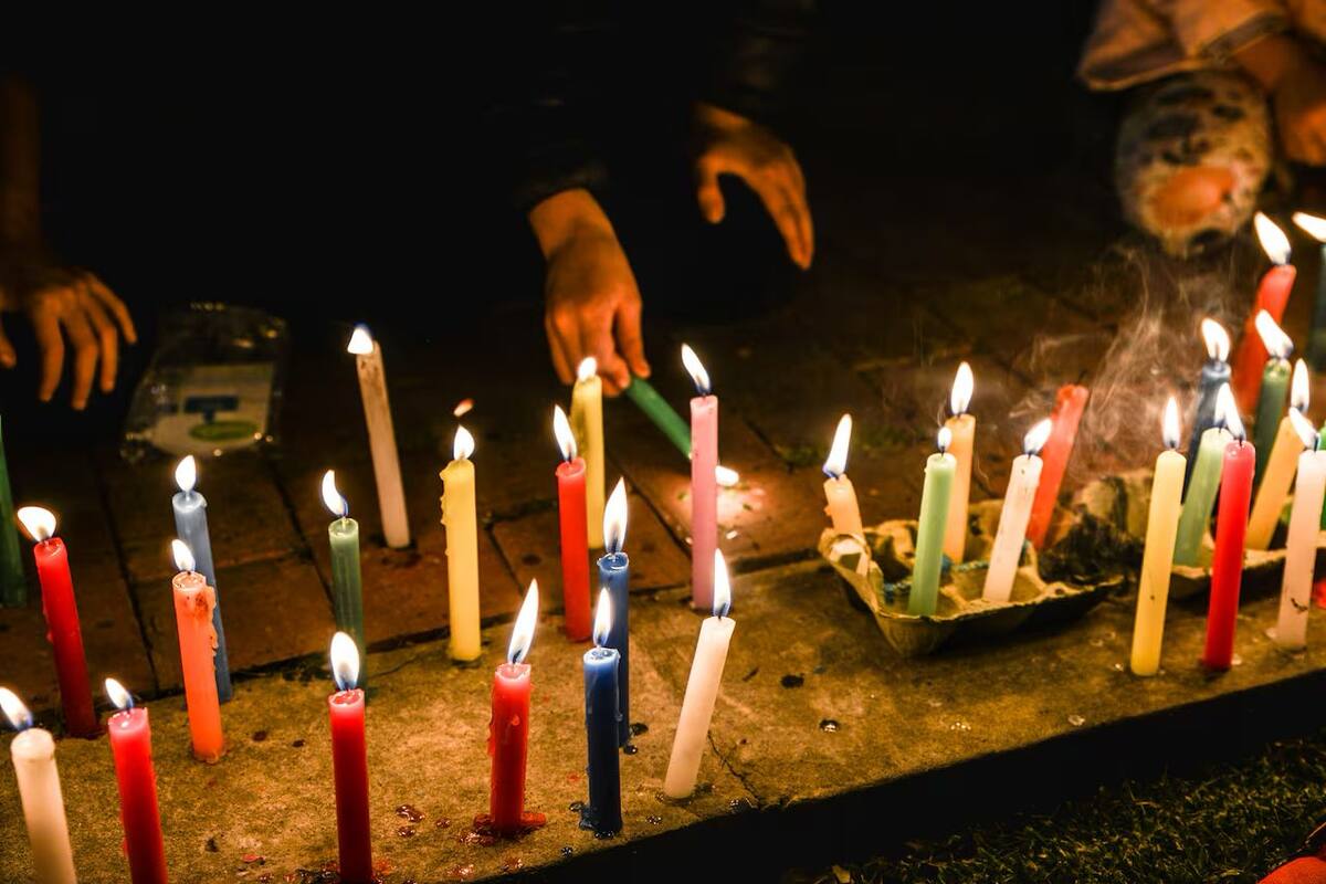 El 7 de diciembte el Día de las Velitas en Colombia.