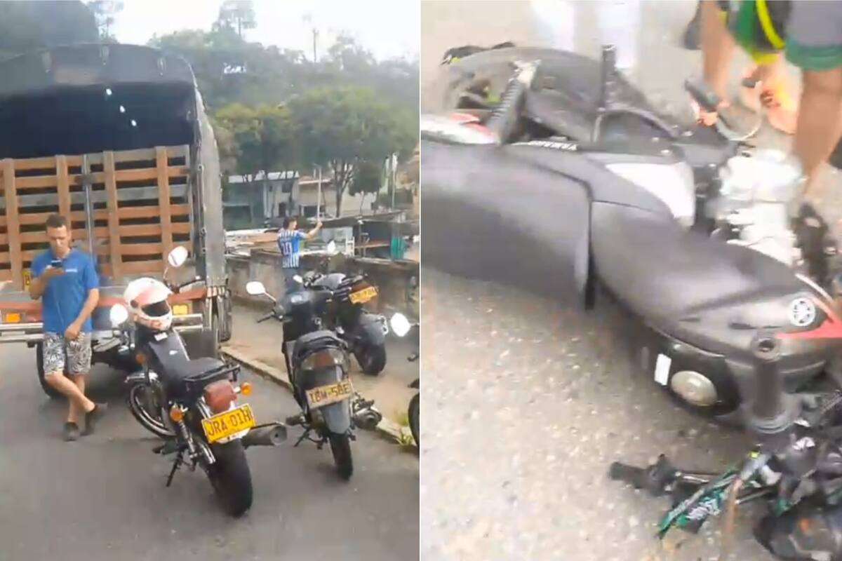 El accidente ocurrió en el sector de La Gallera, en la vía antigua a Floridablanca.