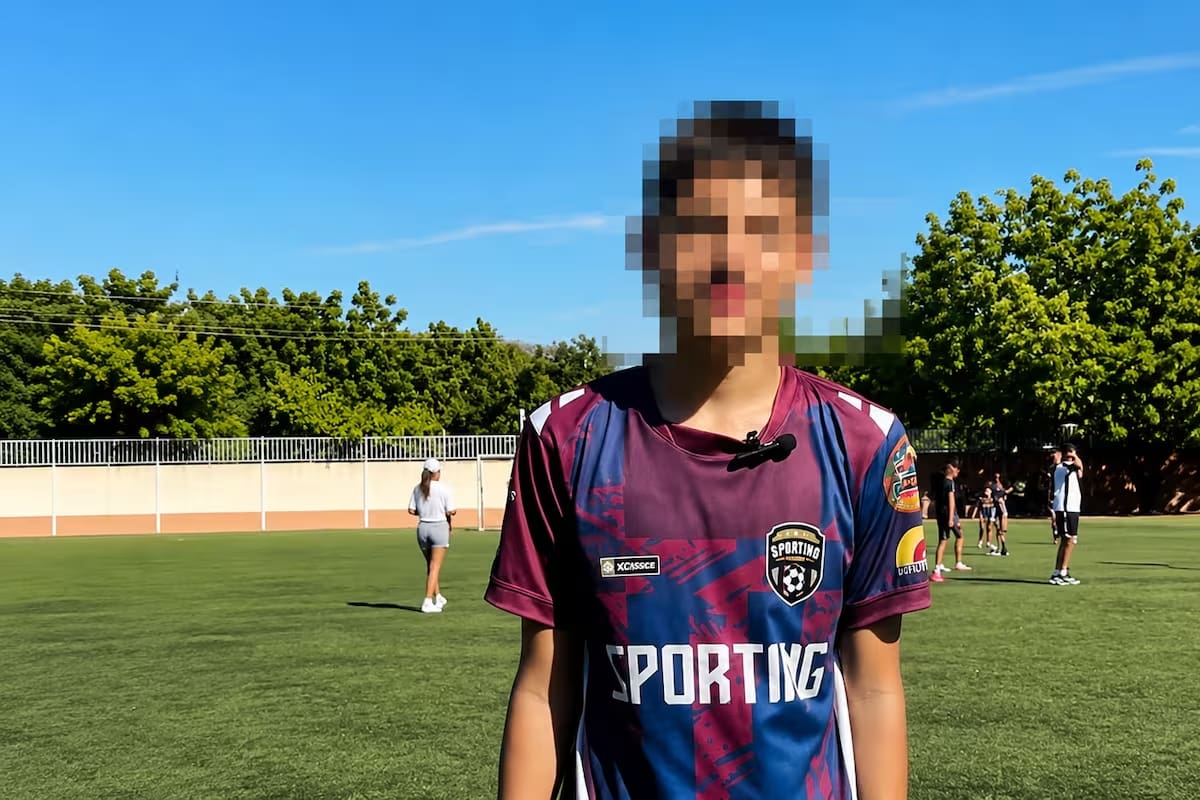 El adolescente soñaba con convertirse en futbolista profesional.
