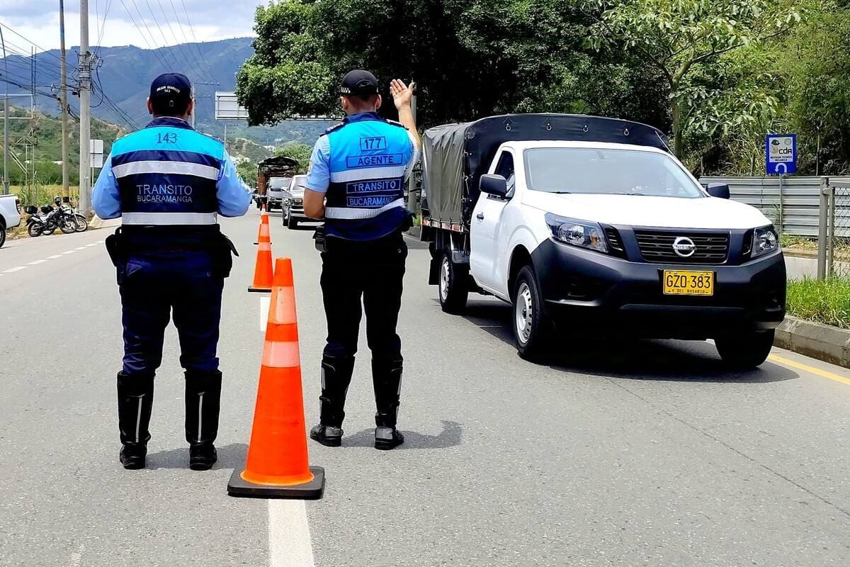 El agente de tránsito fue arrollado en medio de un operativo vial sobre la calle 45, cerca de la Cárcel Modelo de Bucaramanga.
Fotografía: Archivo/VANGUARDIA.