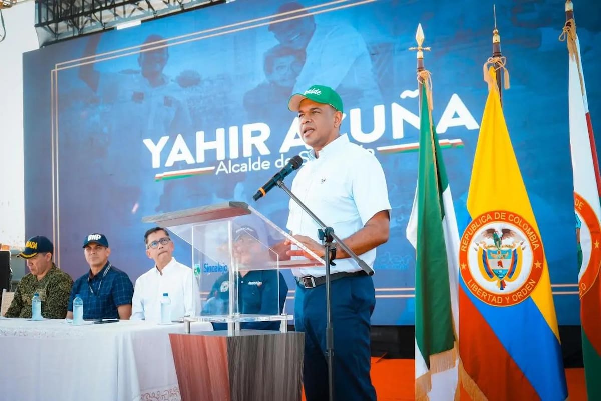 El alcalde de Sincelejo, Yahir Acuña. // Foto: Colprensa.