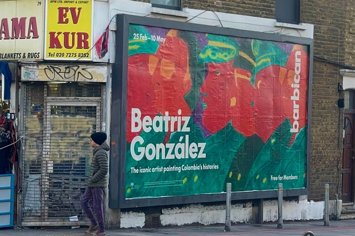 El arte de Beatriz González se toma Londres. Foto suministrada por Daniel Ripoll González, hijo de la maestra Beatriz González. /VANGUARDIA