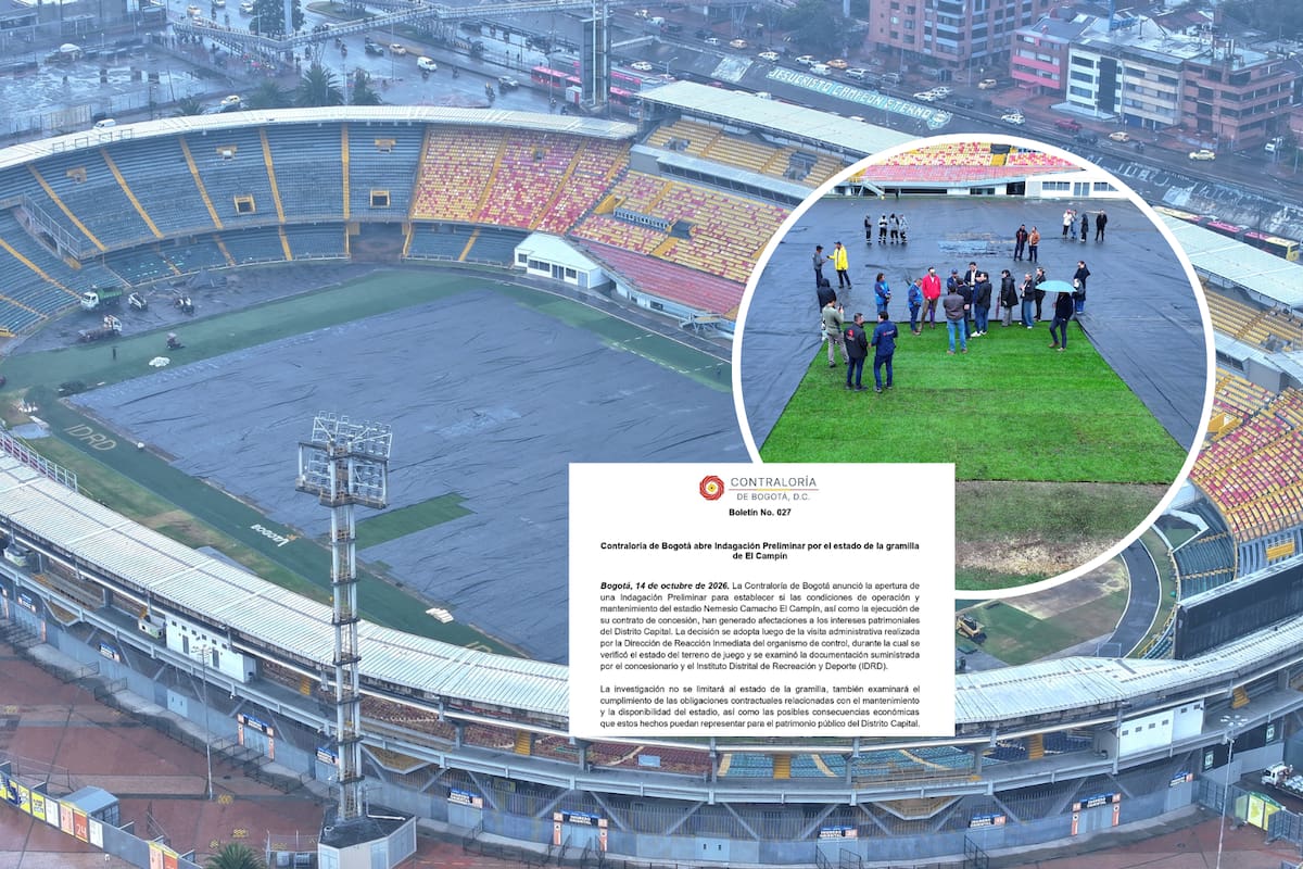 Grama de El Campín Foto: Contraloría de Bogotá