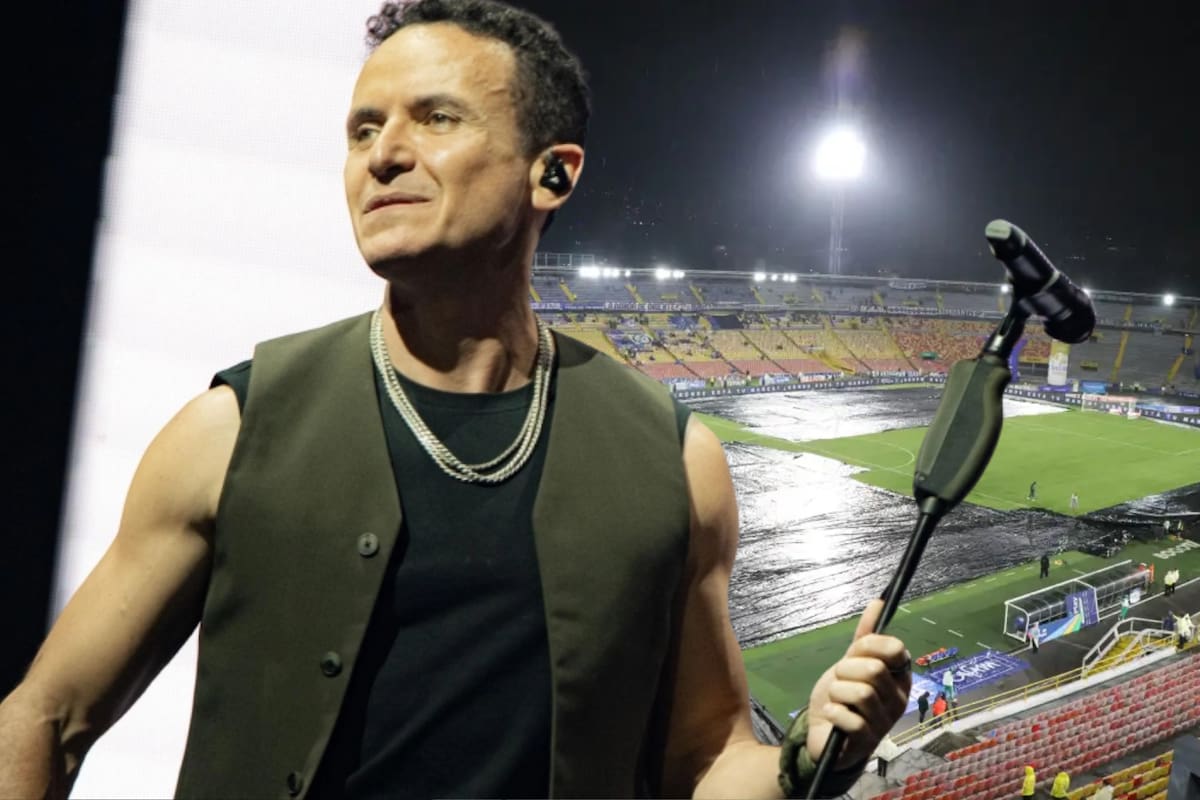 Fonseca traslada su concierto de El Campín al Vive Claro por el estado de la gramilla Foto: Composición VANGUARDIA