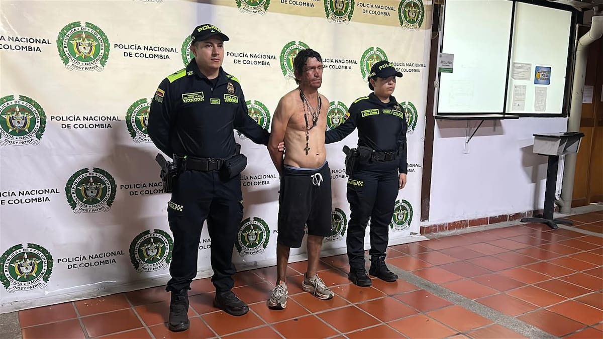 El capturado fue dejado a disposición de la Fiscalía para su judicialización.