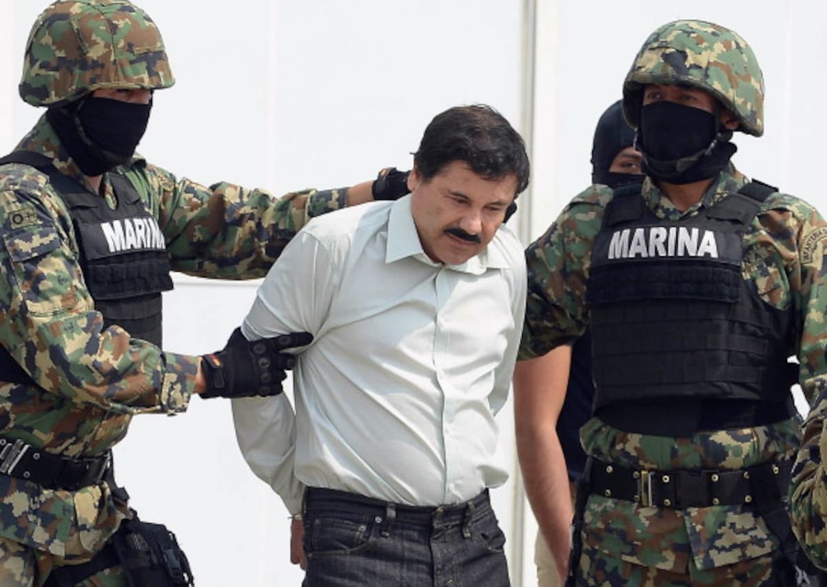 La captura de El Chapo, hoy recluido en Estados Unidos.