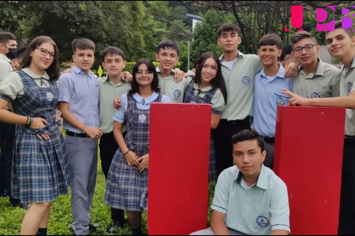 El colegio de Piedecuesta que cumple 30 años y lo celebrará con un desfile deportivo. Foto suministrada/VANGUARDIA