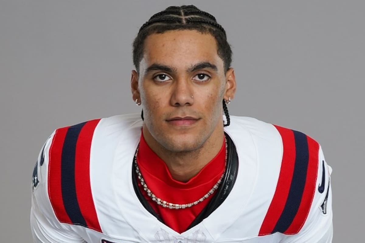 Fotografía cedida por New England Patriots del esquinero Christian González, quien este martes ha hablado con periodistas sobre los recuerdos que atesora de sus ídolos. EFE/ New England Patriots /SOLO USO EDITORIAL/ NO VENTAS/ SOLO DISPONIBLE PARA ILUSTRAR LA NOTICIA QUE ACOMPAÑA (CRÉDITO OBLIGATORIO)