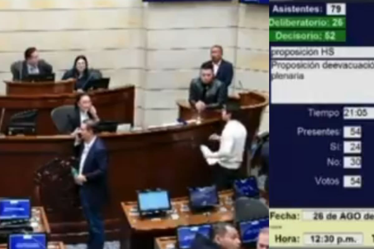 La proposición buscaba permitir una evacuación preventiva del recinto ante la posibilidad de que se presentara una réplica.