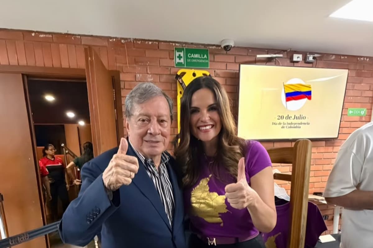 Mario Hernández, empresario y patrocinador; y María Andrea Nieto, periodista, economista e historiadora. Suministrada / VANGUARDIA