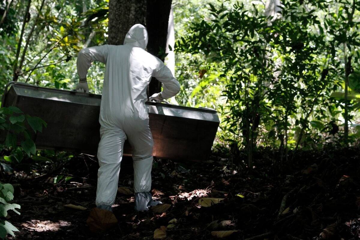 El cuerpo en descomposición fue hallado en una zona boscosa de El Cinal, en el noroccidente de Bucaramanga.