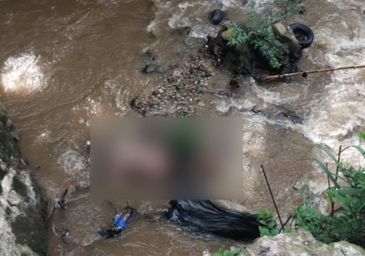 El cuerpo sin vida fue hallado a orillas del río de Oro, a su paso por el barrio Hoyo Grande de Piedecuesta.