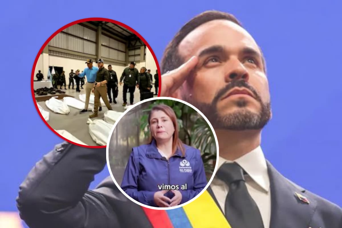 Iris Marín cuestionó las imágenes del mandatario junto a los cuerpos de los integrantes de grupos armados muertos en la operación. Fotos de Archivo // Captura de video.