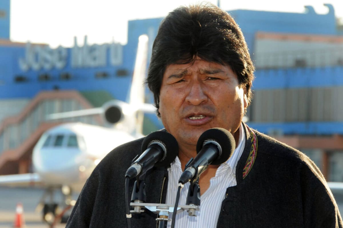 El expresidente de Bolivia Evo Morales. // Foto: Xinhua/Colprensa.