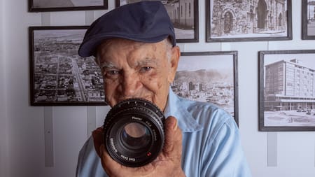Andrés Platarrueda cumplirá cien años: una vida dedicada a fotografiar Bucaramanga
