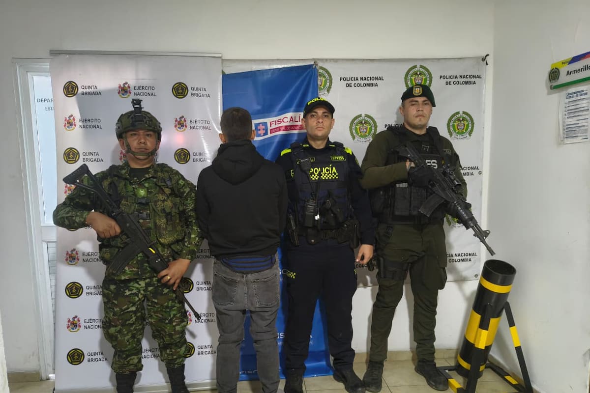 El hombre de 28 años fue capturado en el sector Placitas de San Vicente de Chucurí.
