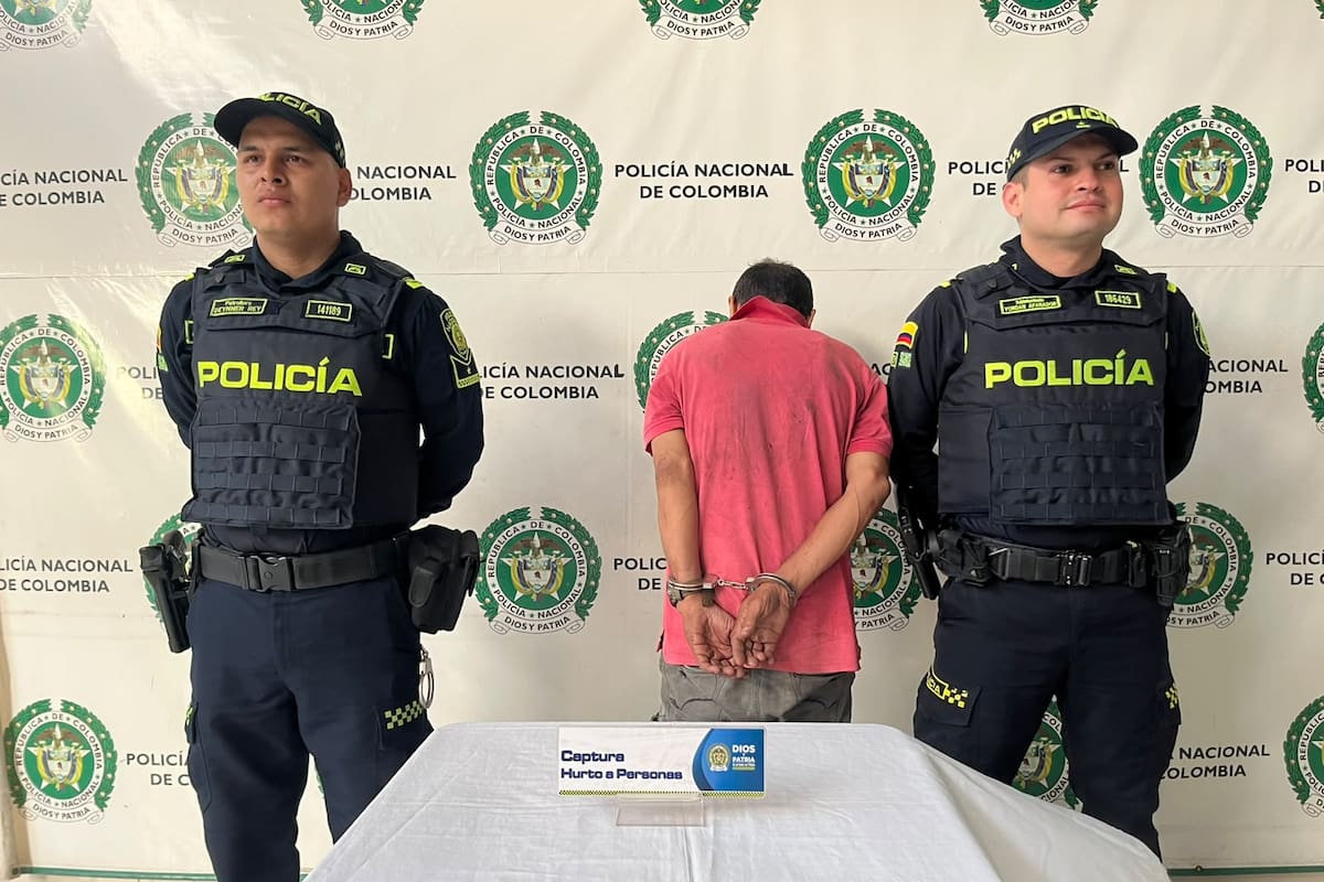 El hombre de 50 años fue capturado por la Policía luego de ser señalado de hurtar un bolso en un montallantas de La Concordia.