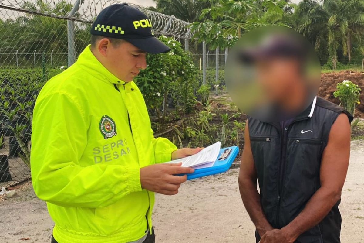 El hombre de 57 años fue puesto a disposición de la Fiscalía Tercera Seccional Caivas de Barrancabermeja.