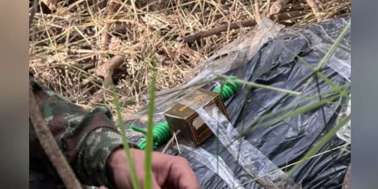 Hallan más de 100 kilos de explosivos que pertenecerían al Eln en Charta, Santander